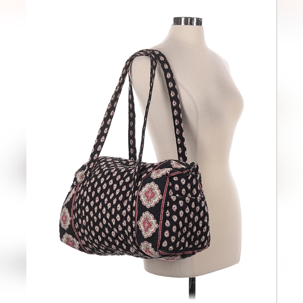 Vera Bradley Quilted Patterned Shoulder Duffel Weekend Bag Vintage Y2K Cottageco